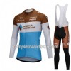 Completo Maglia ML + Pantaloncino con bretelle ML 2018 AG2R La Mondiale N001 Completo Maglia ML + Pantaloncino con bretelle ML 2018 AG2R La Mondiale N001